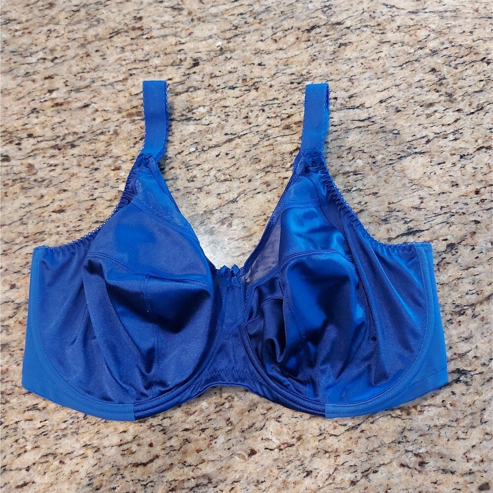 Goddess Keira Banded Underwire Bra 38I US Ultramarine Blue GD6090ULE Unlined